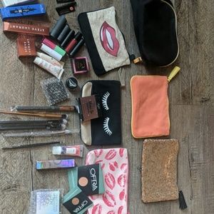 Makeup bags and makeup